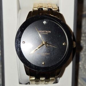 Armitron Gold and Black Watch